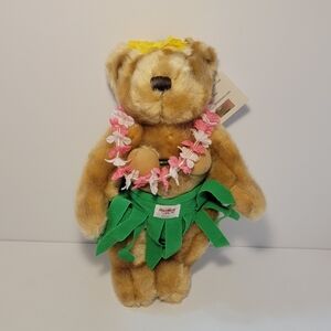 Hard Rock Cafe Maui Hawaii Herrington Hula Girl Bear Plush‎ 2009